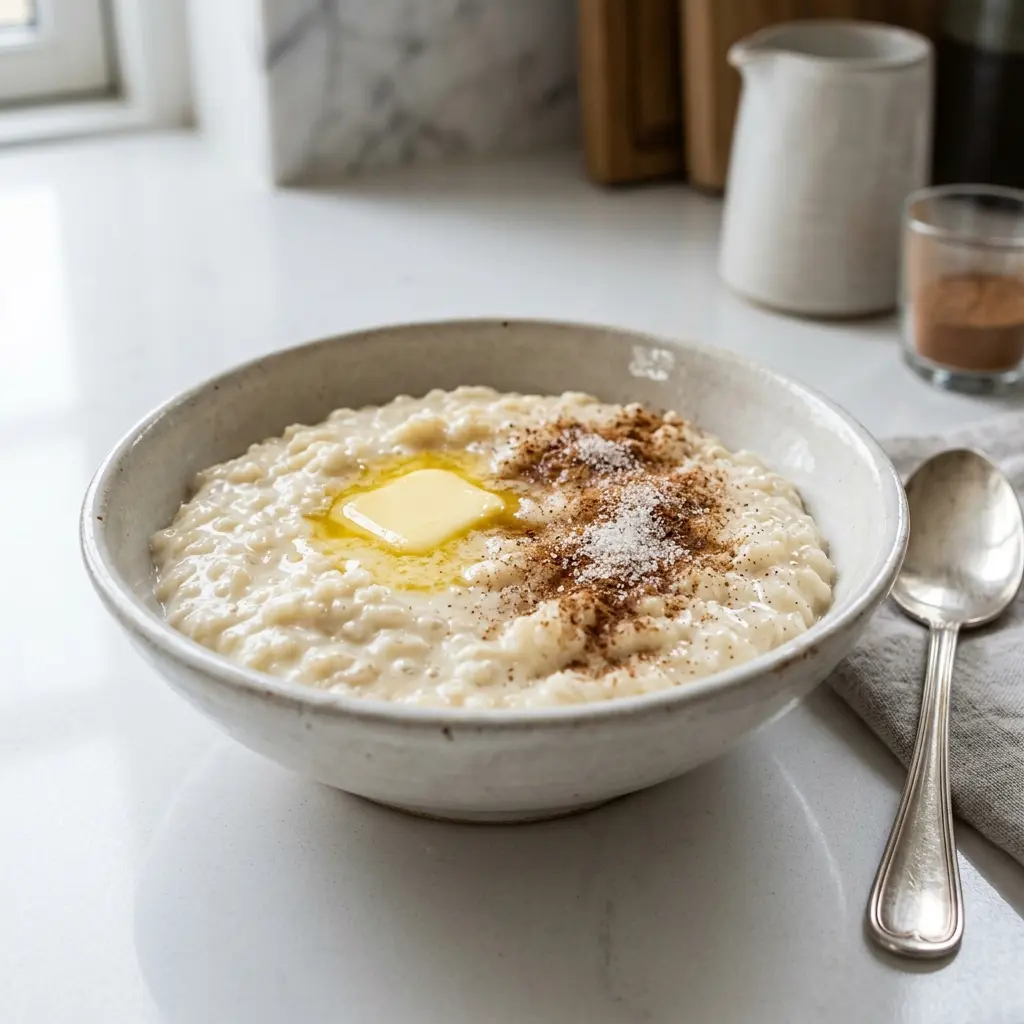 Foto del plato terminado de la receta arroz con leche clásico