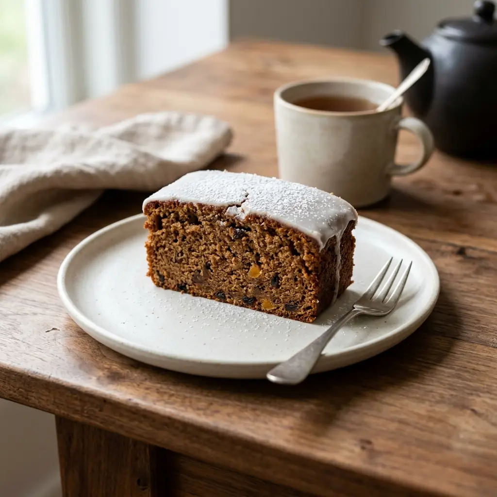 Foto del postre de la receta bizcocho especiado clásico