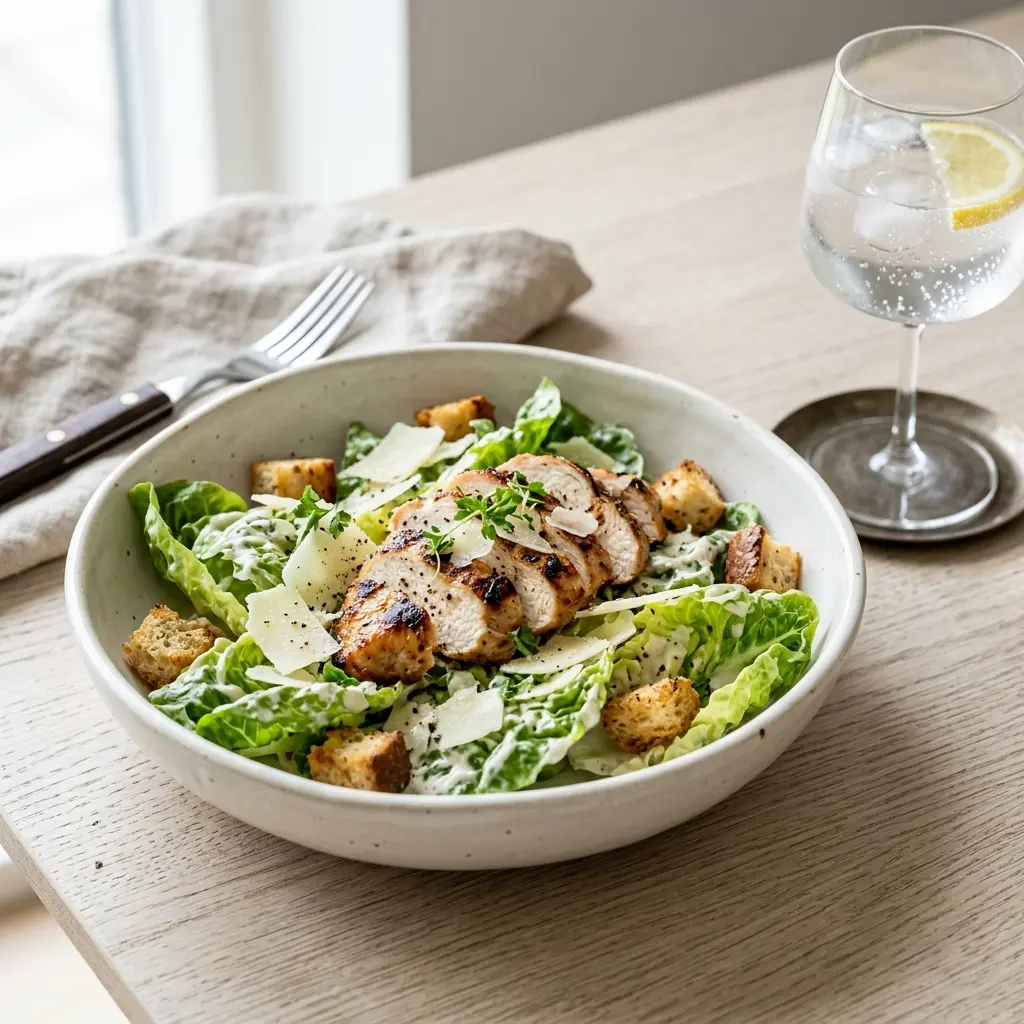 Foto de la ensalada de la receta ensalada César