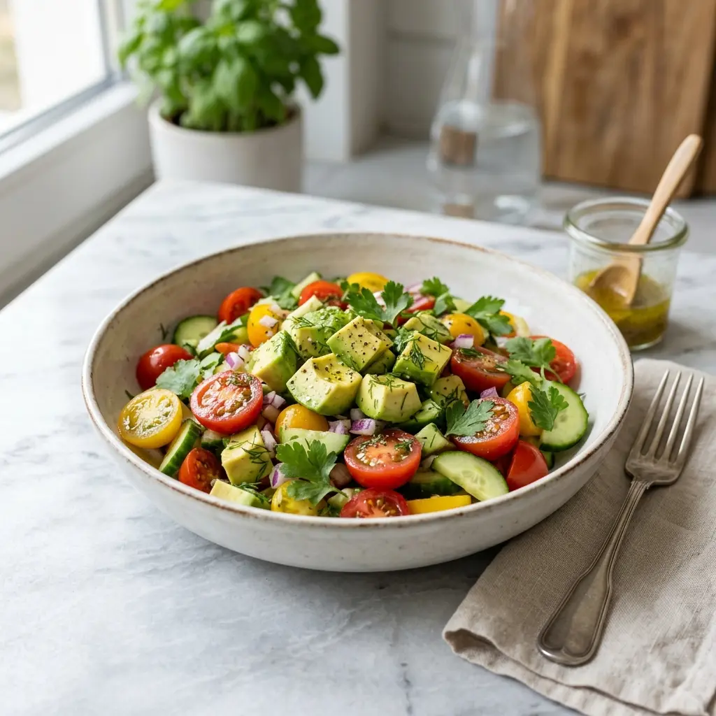 Foto de la ensalada de la receta ensalada de aguacate