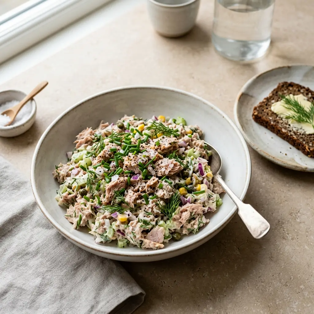 Foto de la ensalada de la receta ensalada de atún