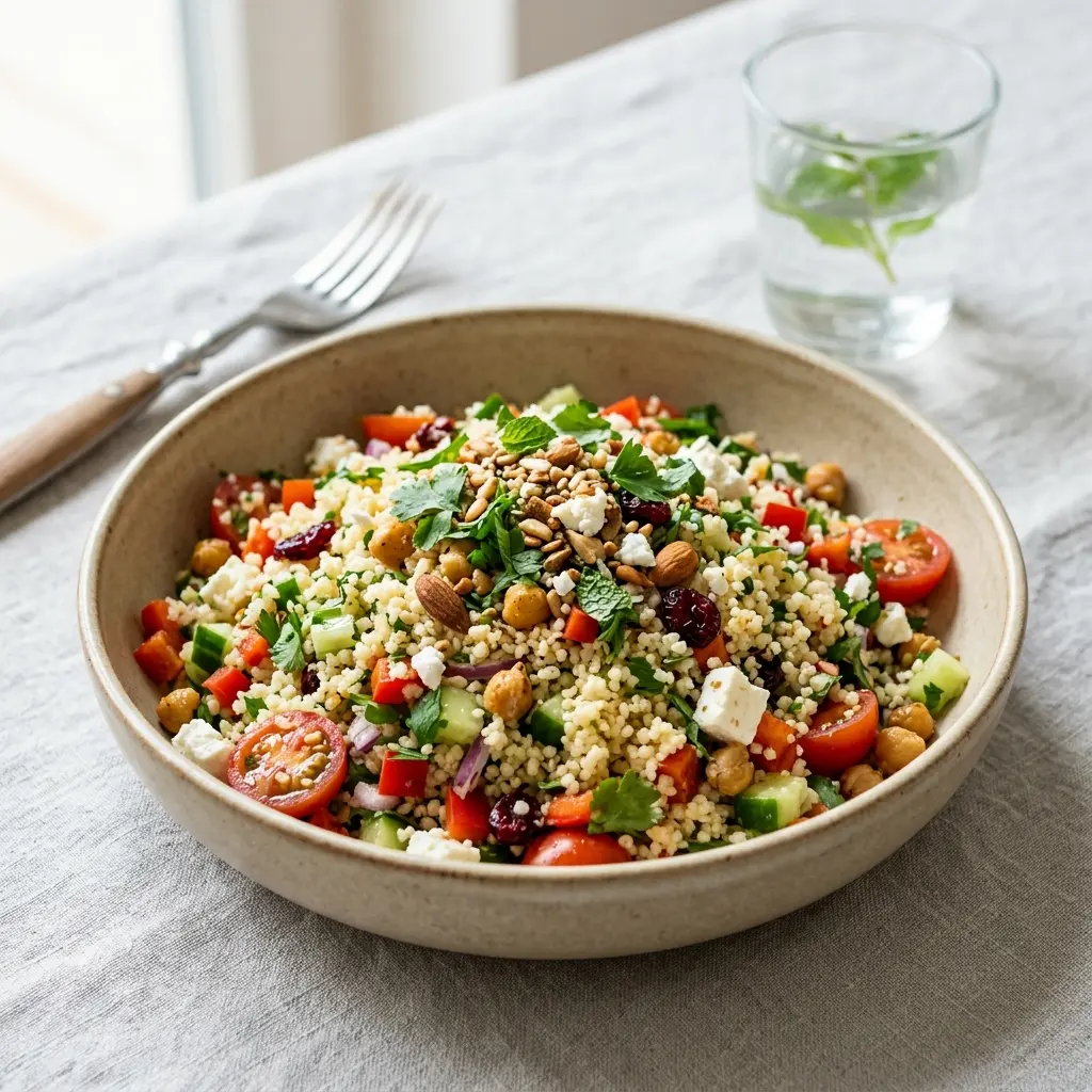 Foto de la ensalada de la receta ensalada de cuscús