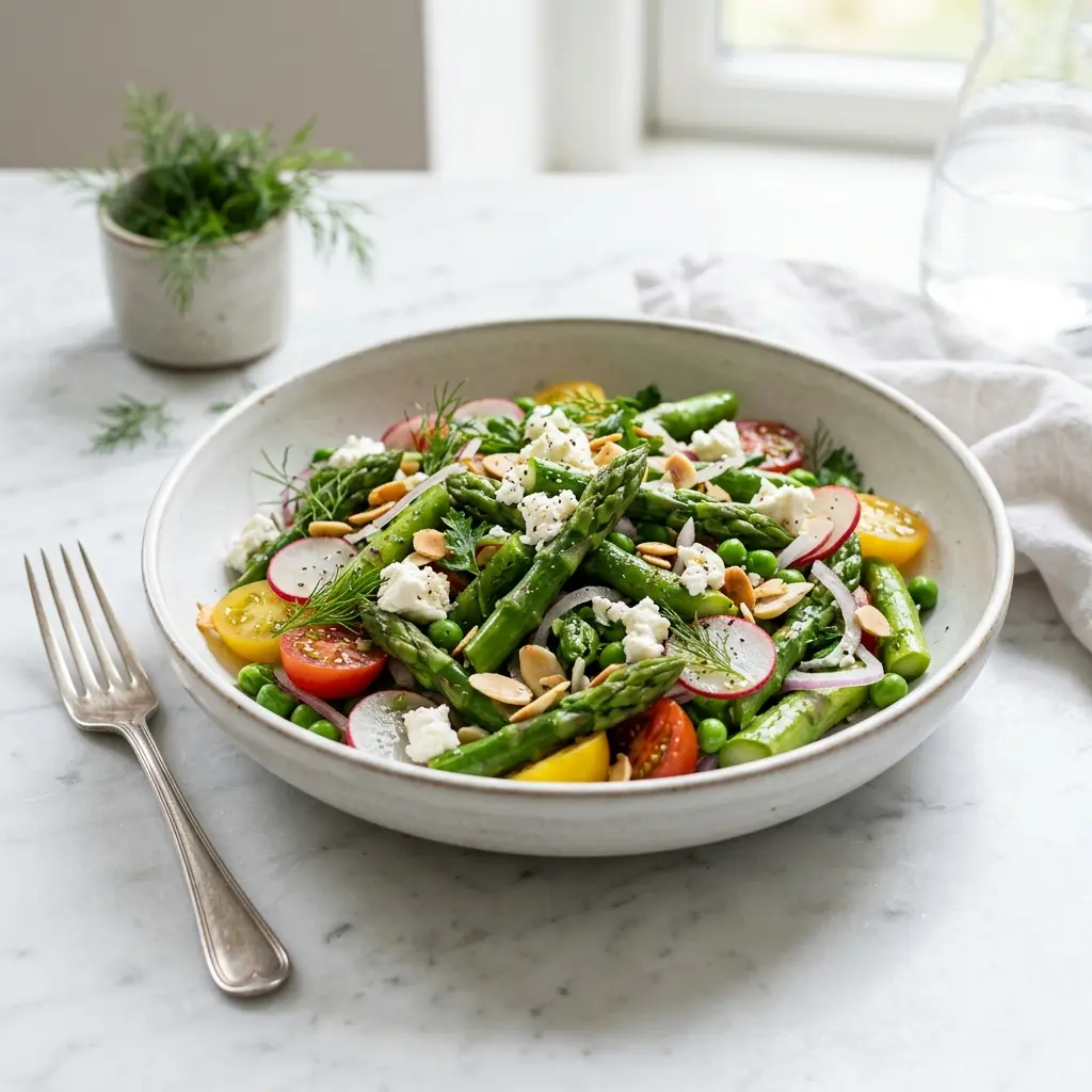 Foto de la ensalada de la receta ensalada de espárragos