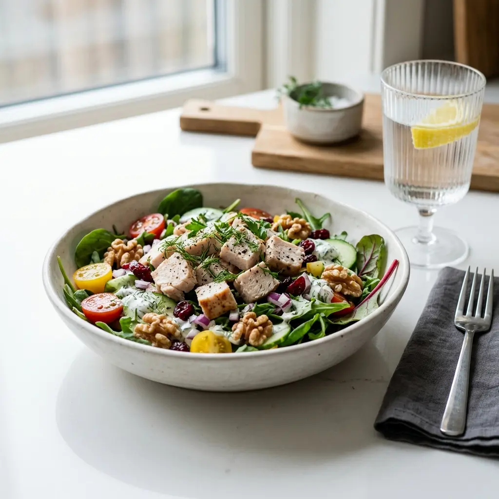 Foto de la ensalada de la receta ensalada de pavo