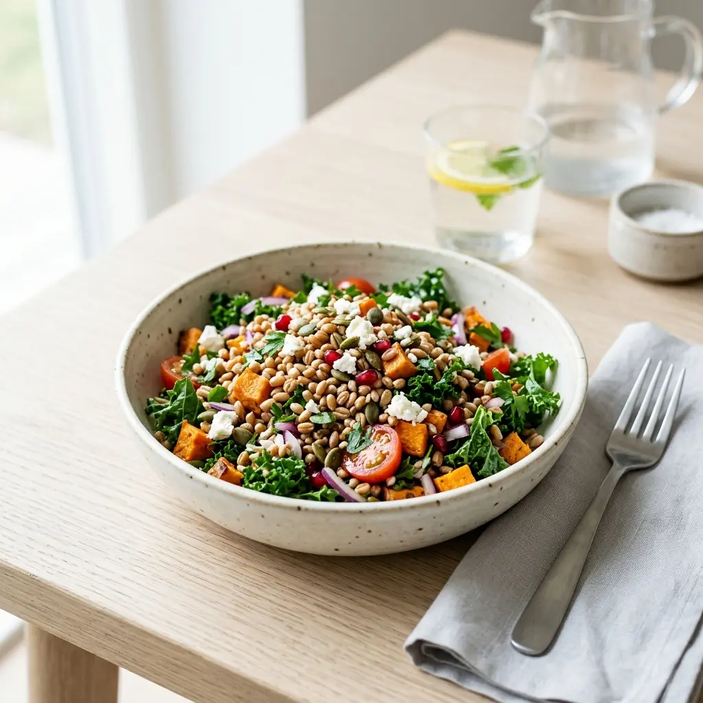 Foto de la ensalada de la receta ensalada de trigo