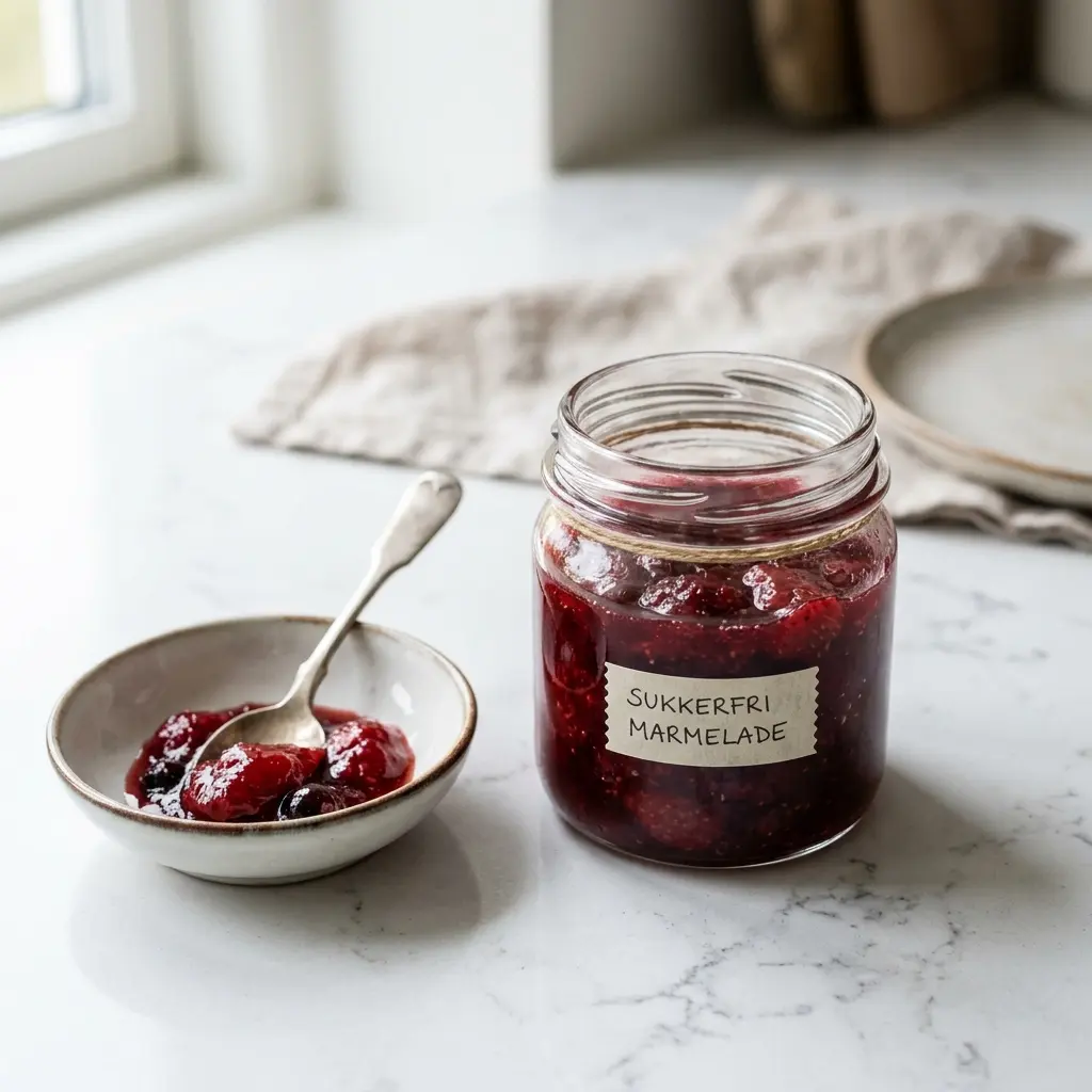 Foto del postre de la receta mermelada sin azúcar