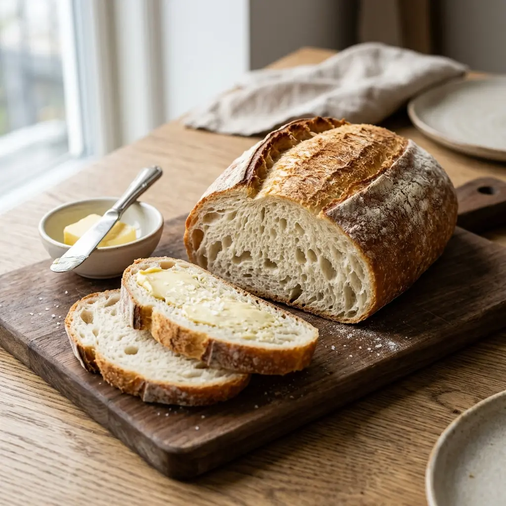 Foto del pan o masa de la receta pan blanco clásico