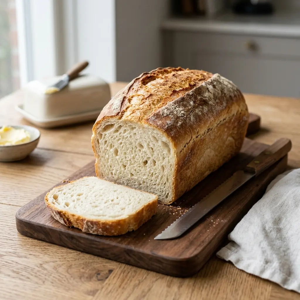 Foto del pan o masa de la receta pan blanco de molde
