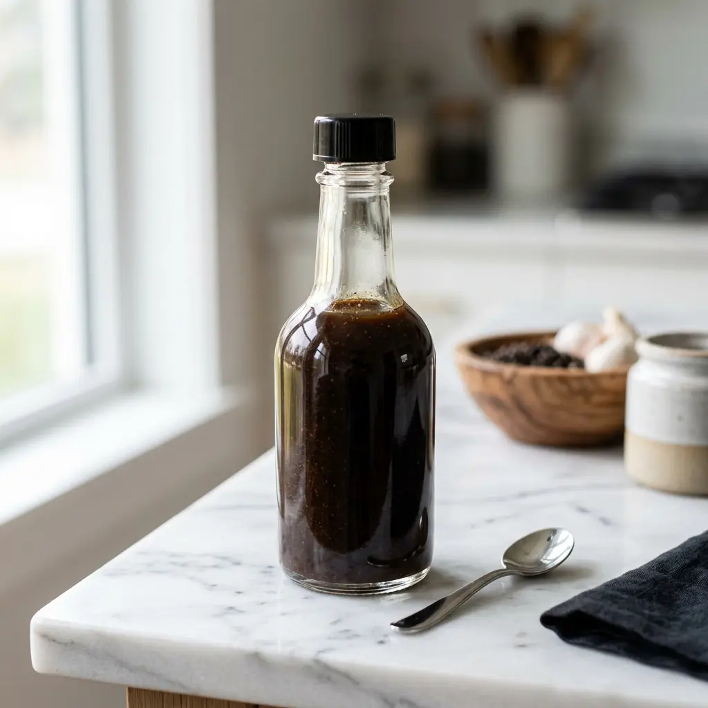 Foto de la salsa o acompañamiento de la receta salsa Worcestershire