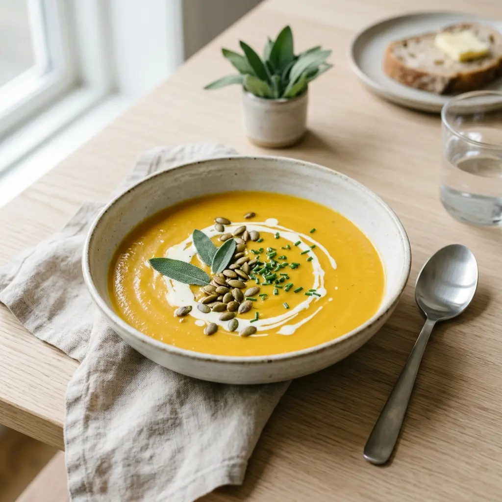 Foto de la sopa de la receta sopa de calabaza