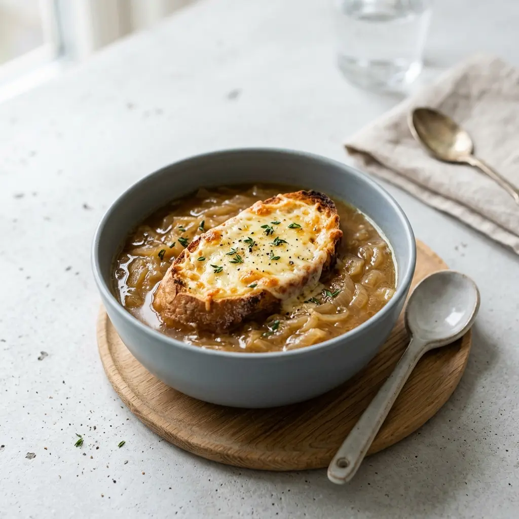 Foto de la sopa de la receta sopa de cebolla